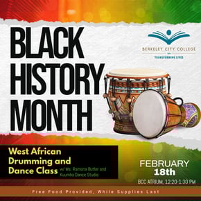 Berkeley -  Black History Month: Drumming and Dance Lesson