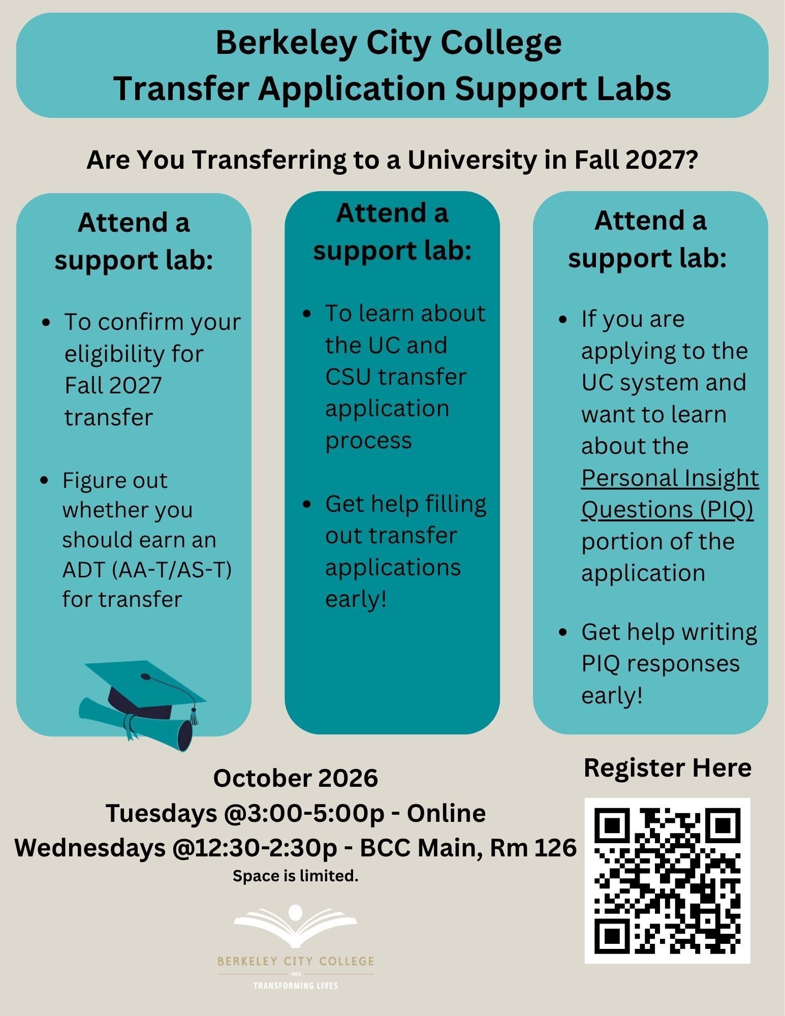 BCC Transfer Support Lab