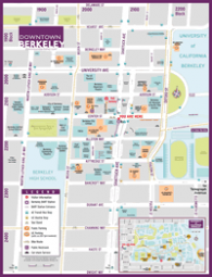 Map of Berkeley Garages near BCC