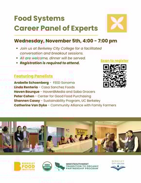 Berkeley -  UC Berkeley Food Systems Career Panel