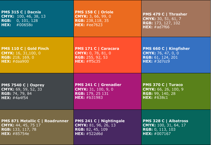BCC brand colors