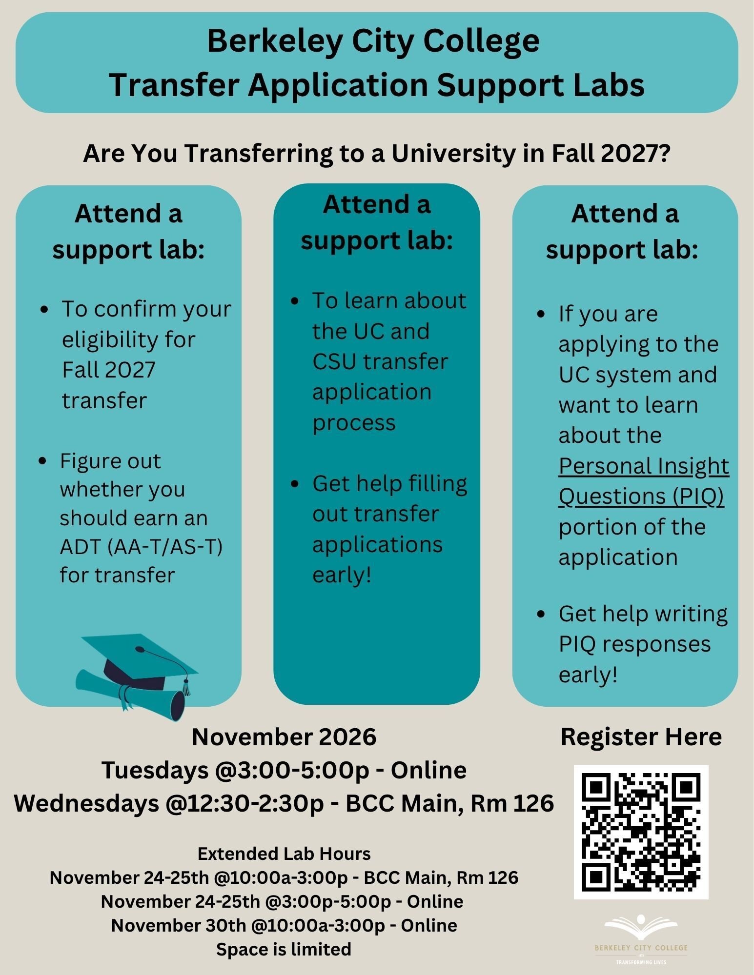 November Transfer Support