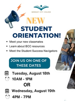 Berkeley -  NEW STUDENT ORIENTATION!