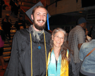 Brad Penner and Sharon Coleman at Graduation