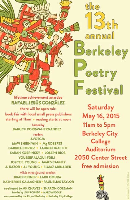 13th Annual Berkeley Poetry Festival flyer