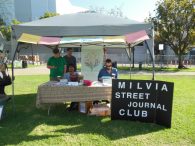 Milvia Street Journal Club kiosk
