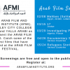 Arab Film Series Schedule