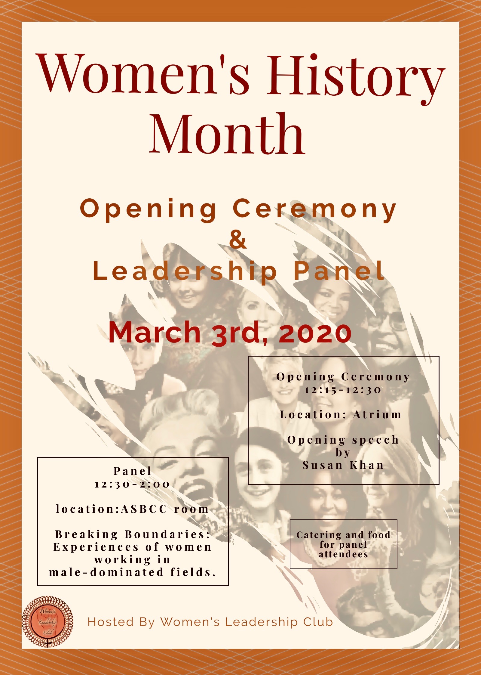 Women's History Month Opening Ceremony