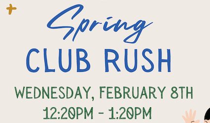 Spring Club Rush!
